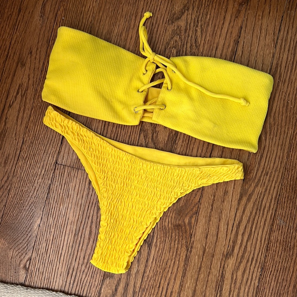 Zaful yellow bikini